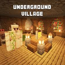 Minecraft Underground Village Minecraft Underground Minecraft Minecraft Blueprints