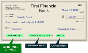 If we need more information from you, we will reach out to you directly. 042200910 Routing Number Of First Financial Bank In Cincinnati Old Number Is 074907317