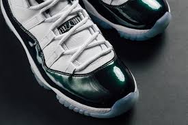 Jordan 11 easter emerald best sale