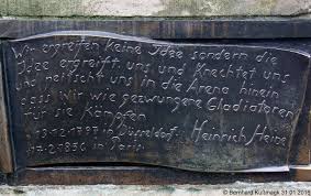 Europa Deutschland Berlin Mitte Veteranenstrasse Volkspark Am Weinbergsweg Denkmal Fur Heinrich Heine Art Quotes Chalkboard Quote Art