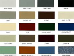 color chart for the home exterior color palette green