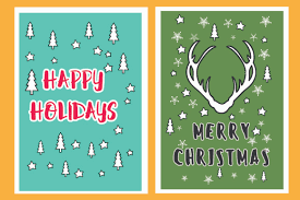 Download Christmas Greetings 6 Cards Svg Cut File Graphic By Bluestar Creatives Creative Fabrica PSD Mockup Templates