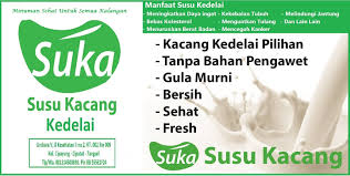 Untuk pemasaran kelas atas kemasan sebaiknya pakai botol aqua (plastik) ukuran 330 ml, 500 ml, 600 ml, 1500 ml dan harus pakai air gallon (orang berduit harga tidak jadi masalah asal terjamin rasa, kebersihan dan kesehatan). Suka Susu Kacang Kedelai Photos Facebook