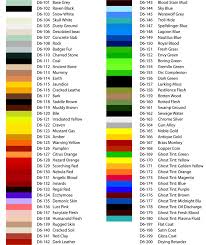 75 Valid Airbrush Color Chart