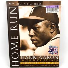 Hank Aaron My Life in Pictures Home Run Hardcover Dick Schaap 1999 Coffee  Table