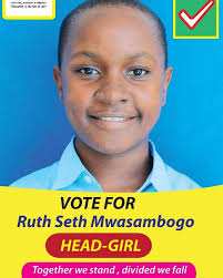 election2021🔥 #Ruth Seth Mwasambogo for #headgirl #Together we  stand,divided we fall