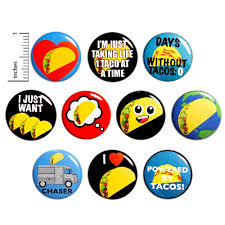 Bringing fish tacos to the noke, our third location is located in the middle of downtown roanoke on campbell ave. Funny Taco Buttons Lapel Pins For Jackets Or Backpacks Badges I Love Tacos Taking Life One Taco At A Time Taco Truck Chaser 10 Pack Gift Set 1 Inch 10p9 2 Jewelry Brooches
