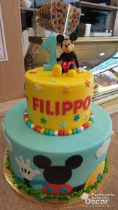 Torta compleanno 1 anno topolino. Co1 020 Torta Topolino Compleanno Oscar