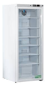 Remove all contents from the fridge, ensure the drip pan is under the freezer compartment and then unplug the unit. Refrigerators American Biotech Supply