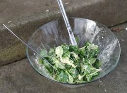 Salatsauce mit senf (french dressing). Barbaras Spielwiese Feldsalat Mit Sahne Dressing