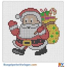 Weihnachtsmann Bugelperlen Vorlage Auf Buegelperlenvorlagen Com Kannst Du Eine Grosse Auswahl An Buge Bugelperlen Vorlagen Bugelperlen Buegelperlen Weihnachten