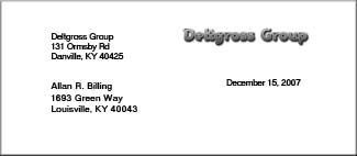 A Business Letter Formatted And Folded For A Double Window Envelope Window Envelopes Lettering Business Letter Format