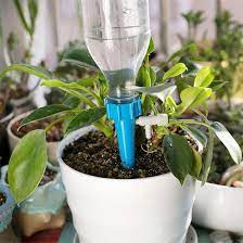 Plant Watering Funnels Keeps Plants Hydrated And Healthy In 2021 Water Plants Plant Watering System Drip Irrigation