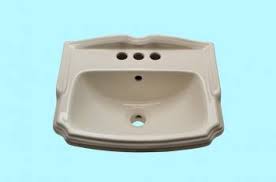 bathroom sink small biscuit porcelain