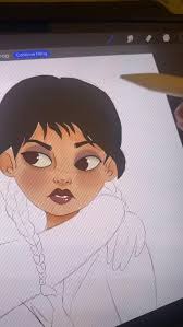 And just in time for season 2 to end and wait like another 3 years for  season 3, #wednesday #wednesdayaddams #illustrationforkids #illustration  #kidlitillustration #kidlitart #picturebookillustration