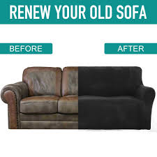 We offer additional customisations like piping and tufting buttons, giving you more options than ever to personalise the look of your leather sofa. Chair Slip Cover For Leather Couch Polyester Spandex Slipcovers For Chairs Beige Chair Rose Home Fashion Rhf Velvet Chair Slipcover Jacquard Stretch Chair Cover Sofa Slipcovers Home Kitchen Guardebem Com