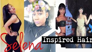The skyscraper singer not only relates to selena's career and family life, she also taken some style cues from the corpus christi native. Selena Quintanilla Inspired Hair On Short Pixie Hair Sleek Pony W Bangs Dia J Xo Youtube