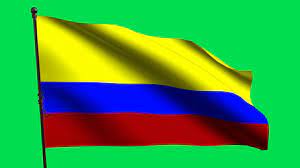 La bandera de colombia fue creada en el año de 1801 por el general francisco de miranda de origen venezolano, quien fungió como precursor de la independencia de américa latina. Bandera De Colombia Croma Key Full Hd Youtube