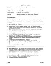 Finance assistants provide both finance and administrative assistance to members of their team. Accounting And Human Resources Assistant Finance Se Works