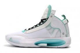 Jordan 1 White Black Aurora Green Air Jordan Aj34 Pf Guo Ailun Pe Aj34 White Metallic Silver Aurora Green Bq3381 103 Basketball Shoes Men S Blue Basketball Shoes Air Jordans Basketball Shoes For Men