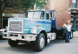 Image result for Brockway Light Blue 1950 Truck