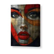 Saxophone Cubism Canvas Print