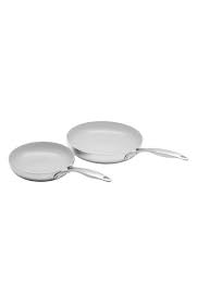 Greenpan Venice Pro 8 Inch 10 Inch Multilayer Stainless Steel Ceramic Nonstick Frying Pan Set Nordstrom Greenpan Fry Pan Set Pan Set