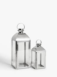 These gorgeous candle holders are available in a wide array of colours, styles and designs so that you can create a soft glow in your home while making a style statement. John Lewis Partners Bloomsbury Lantern Candle Holders Set Of 2 At John Lewis Partners