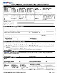 Where is the rhb bank in puchong located? Rhb Change Of Address Fill Online Printable Fillable Blank Pdffiller