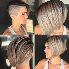All Sizes Edgy Side Swept Blonde Undercut Bob Flickr Photo Sharing Undercut Hairstyles Messy Bob Hairstyles Bobs Haircuts