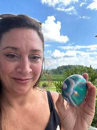 Found this rock at Blue Door and brought it with me to the winery