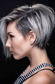 Hair style with short hair front and long hair back. 85 Stunning Pixie Style Bob S That Will Brighten Your Day