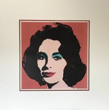 Andy Warhol's Liz Taylor Behind Museum Glass
