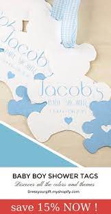 Set Of 10 Baby Shower Favor Tags Bear Themed In Light Blue White Bautizo Etiquetas Taufe Etikett E Decoracion De Salon Boda Baby Shower Recuerdos De Bautizo