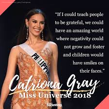 Catriona gray is an advocate, singer, creative and miss universe from the philippines. Miss Universe 2018 Catriona Gray Work With Children In Tondo