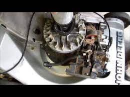 Place the blade of a 10 #3 (1/4) straight blade screwdriver against the magnet. John Deere Lawn Mower Model 14pz Ignition Magneto Replacement Part Ii July 10 2014 Youtube