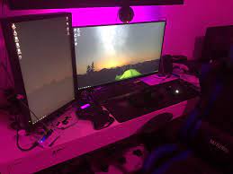 my little space of gaming computer setup gamer setup custom pc