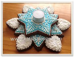 Sunday, in my post about the christmas sweater i promised to bring you more of these airbrushed blue cookies. Christmas Star Cookie Cookie Connection