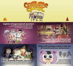 Norman valentine pitch bible page. Costume Quest Pitch