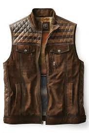 Patton U S Flag Leather Vest From Madison Creek Outfitters Territory Ahead Mens Leather Vest Leather Vest Black Denim Vest