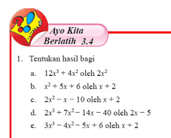 Soal Dan Jawaban Ayo Berlatih 3 4 Aljabar Matematika Kelas 7 Halaman 231 232 M4thguru