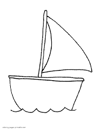 Color ships online with children, print, or share pictures of coloring pages of fishing boats, galleons, rowing boats, gondolas, and warships. Easy Coloring Pages For Kids Yacht Coloring Pages Printable Com