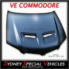 Factory original quality for less direct fit replacement. Bonnet For Ve Commodore Hsv E2 E3 Style Steel