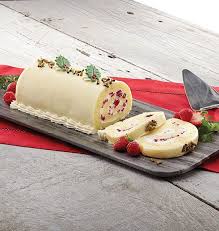 Festive White Yule Log Vanilla Yule Log Recipe Christmas Baking Yule Log Recipe