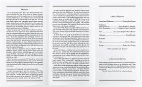 Funeral Program for Moses Lewis Mitchell, September 4, 2006]