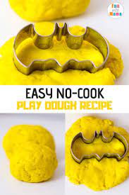 Learn How To Make This Easy No Cook Playdough Recipe These Are Great For Messy Play Ideas And Scr Easy Playdough Recipe Playdough Recipe Best Playdough Recipe