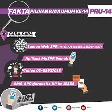 Updated on apr 13, 2018. Suruhanjaya Pilihan Raya Malaysia On Twitter Info Pru 14 Semakan Daftar Pemilih Anda Sudah Semak Kalau Masih Ada Yang Belum Semak Tu Apa Kata Anda Lakukan Semakan Melalui Cara Cara Yang Kami Senaraikan Infopru14