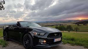 Things like manual transmissions and v8s are dying away with limited cars offering such. 2017 Ford Mustang Cabrio Review Test Probefahrt Youtube