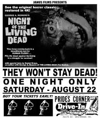 Do you live in prides corner, maine? One Night Only This Saturday George A Romero S Zombie Classic Night Of The Living Dead Is Coming To Westbrook Me S Prides Corner Drive In Maine