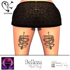 Gap fill blast over on myself 😁 🏼#tattoo #foryoupage #foryou #tattooartist #fypシ #foryourpage #tattoolover #fyp #art #canadian #tattoos #foru Second Life Marketplace K Tattoo Sexy Snakes Back Upper Leg